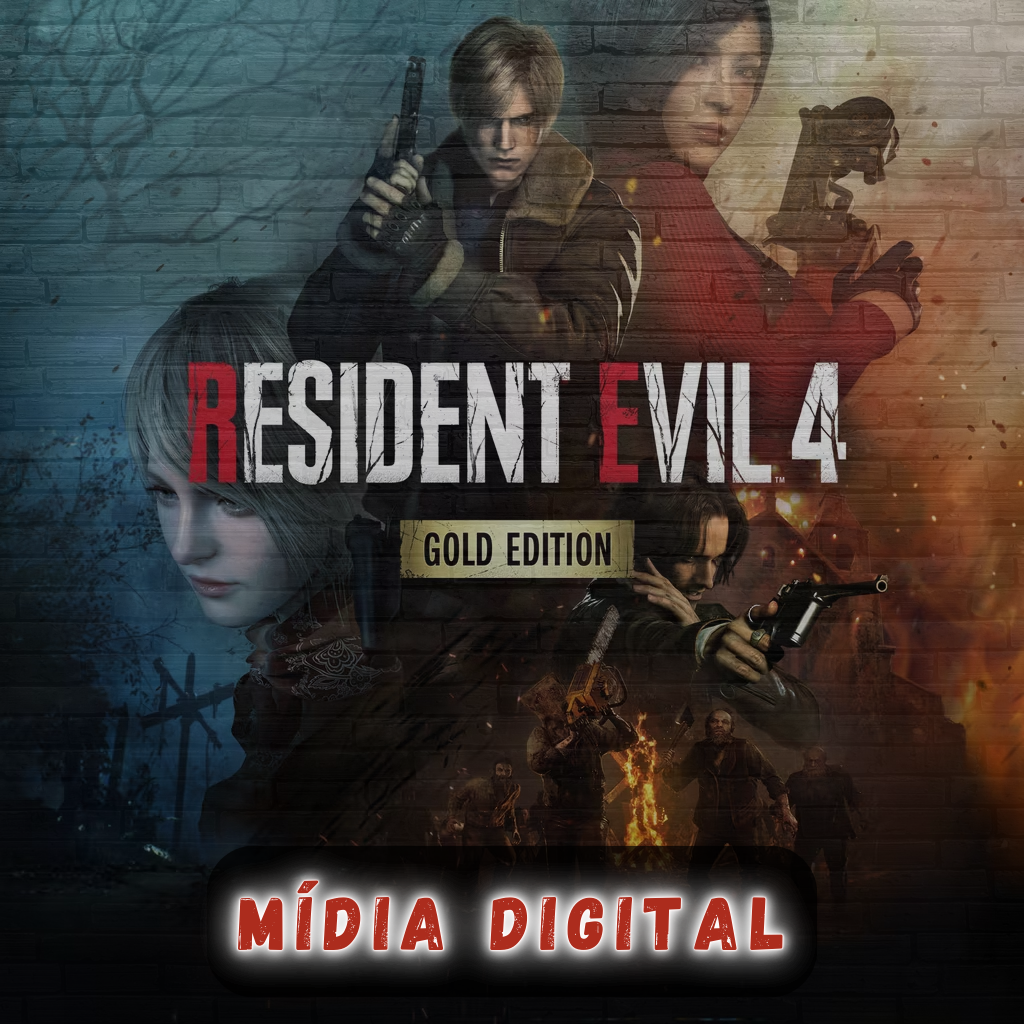 RESIDENT EVIL 4 GOLD EDITION (PS4 OU PS5) MÍDIA DIGITAL