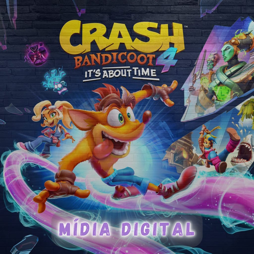 CRASH BANDICOOT 4: IT’S ABOUT TIME (PS4 OU PS5) MÍDIA DIGITAL