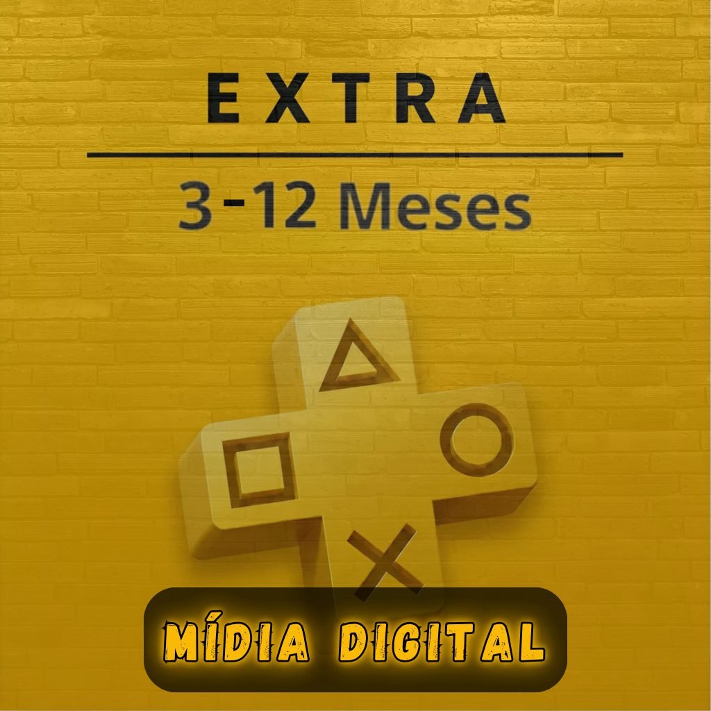 PS PLUS EXTRA 3 OU 12 MESES (PS4 OU PS5) MÍDIA DIGITAL