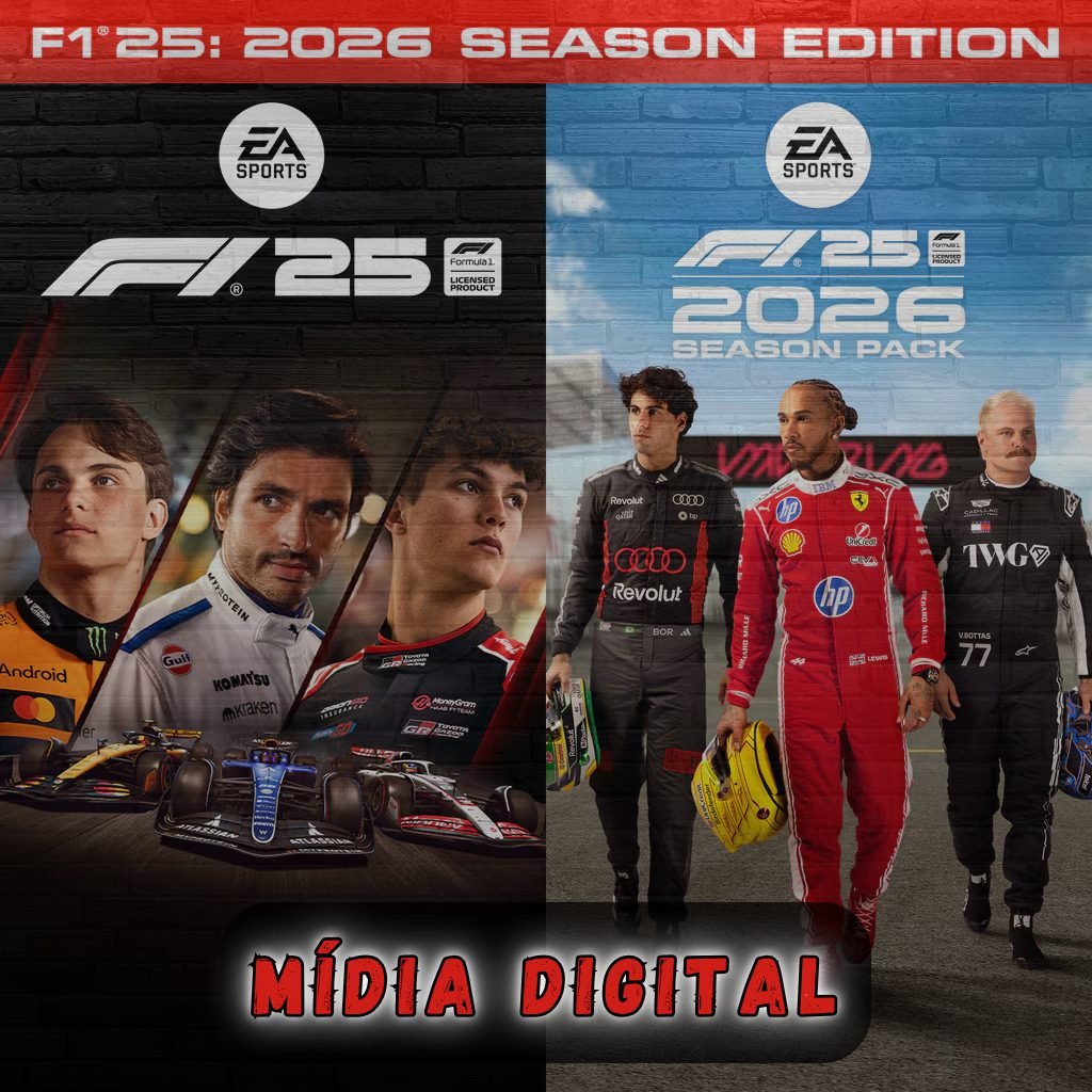 F1 25: EDIÇÃO DA TEMPORADA 2026 (PS5) MÍDIA DIGITAL