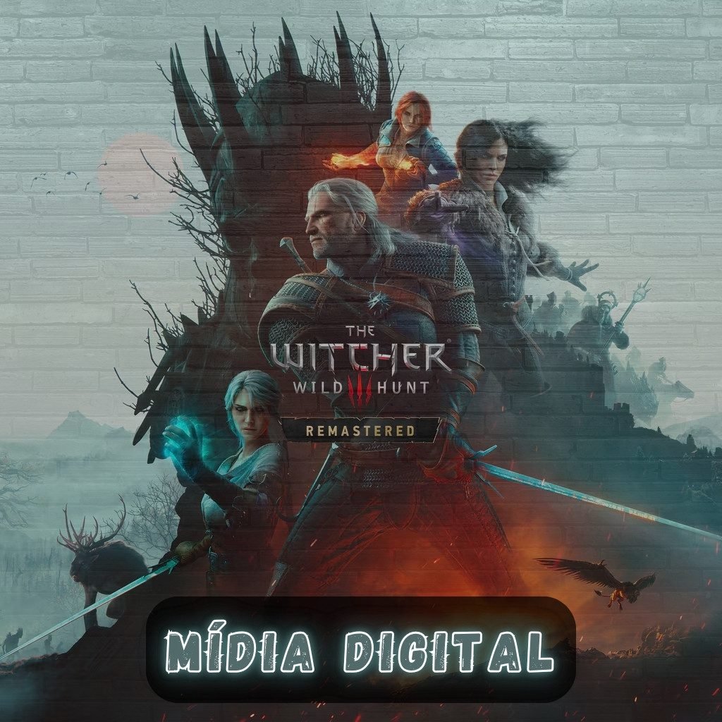 THE WITCHER 3: WILD HUNT – REMASTERED (PS4 OU PS5) MÍDIA DIGITAL